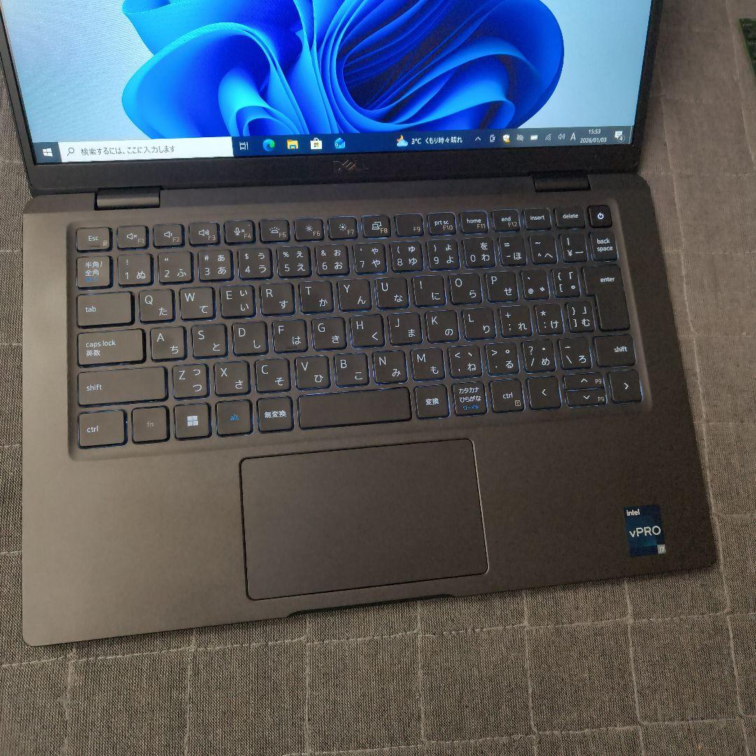 タッチ 良好 DELL 爆速 12世代i7 16GB 512GB 軽量薄型