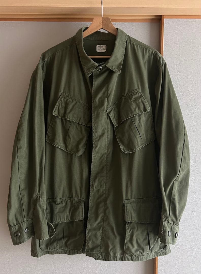 68年 L-R ジャングルファティーグ ジャケット 4th 米軍実物
