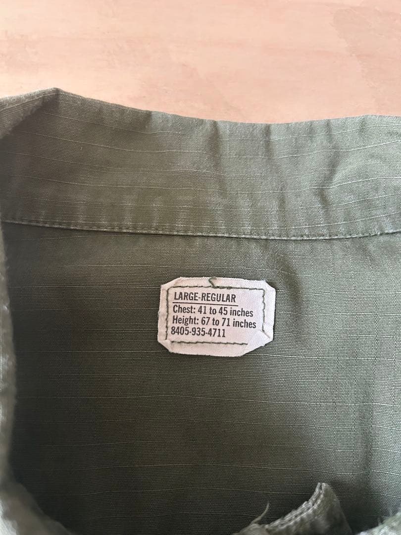 68年 L-R ジャングルファティーグ ジャケット 4th 米軍実物