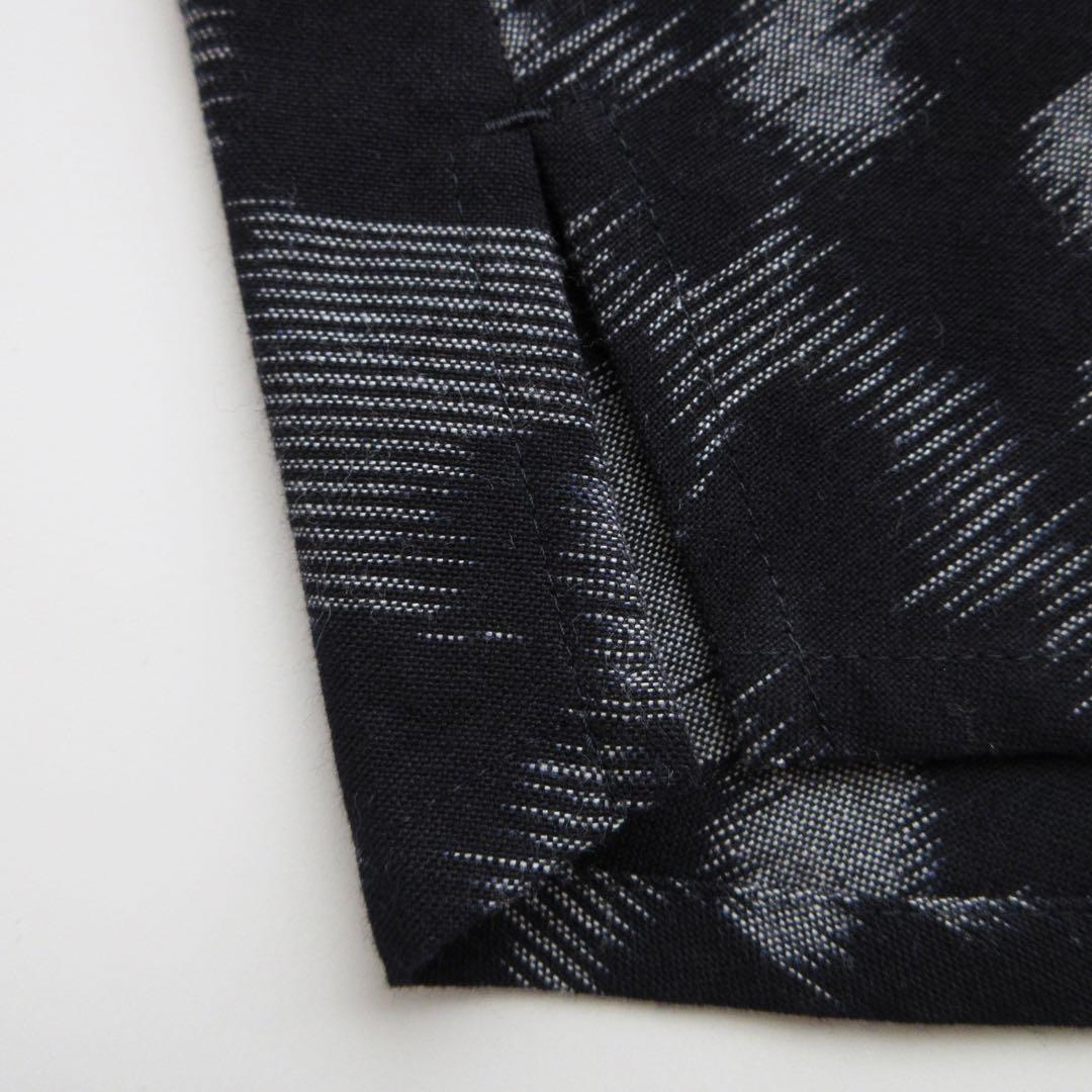 新品♪ 儀右ヱ門 ギエモン 久留米絣 ゆったり Aライン シャツチュニック日本製