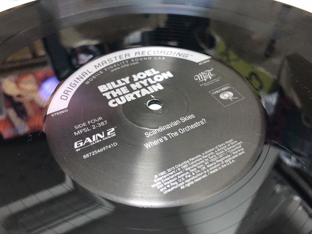 洋楽 MFSL BILLY JOEL Nylon Curtain 45rpm 2LP