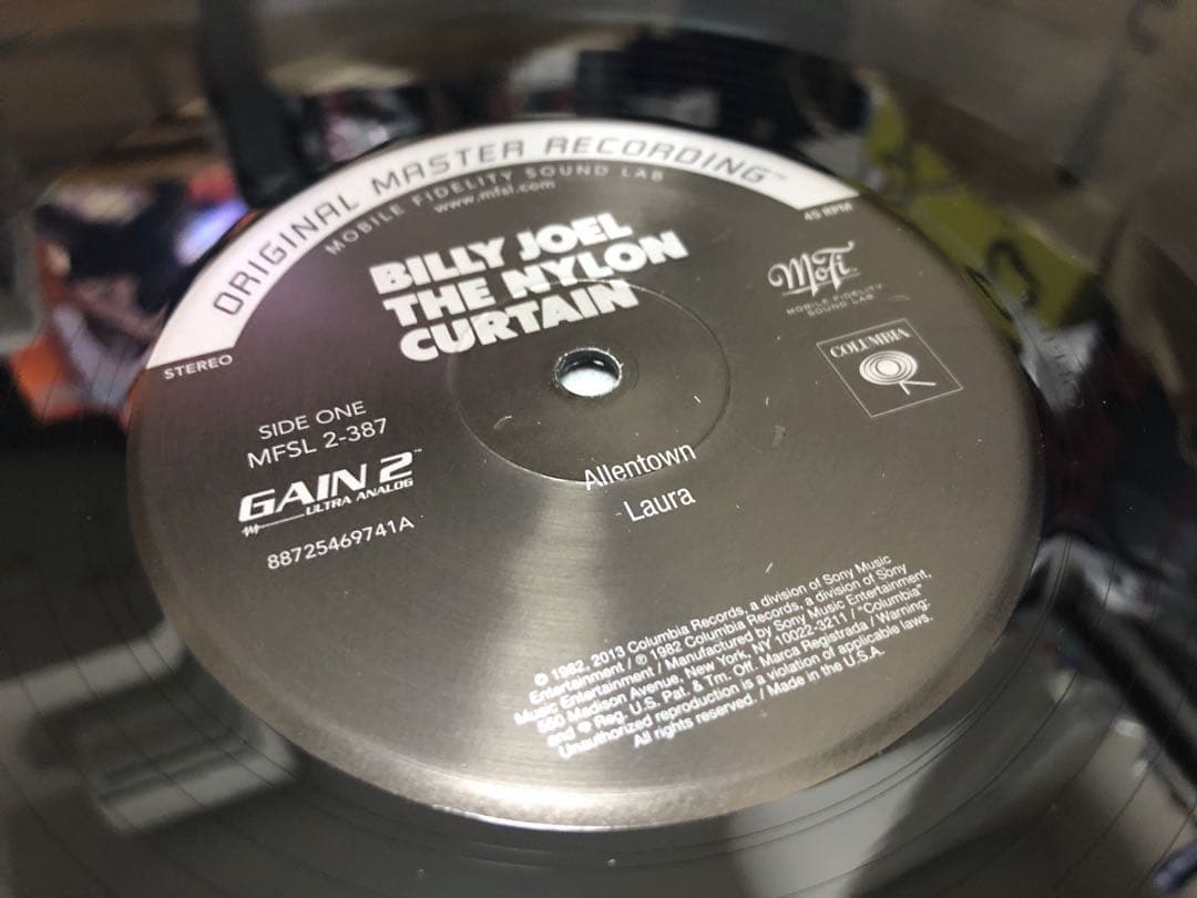 洋楽 MFSL BILLY JOEL Nylon Curtain 45rpm 2LP