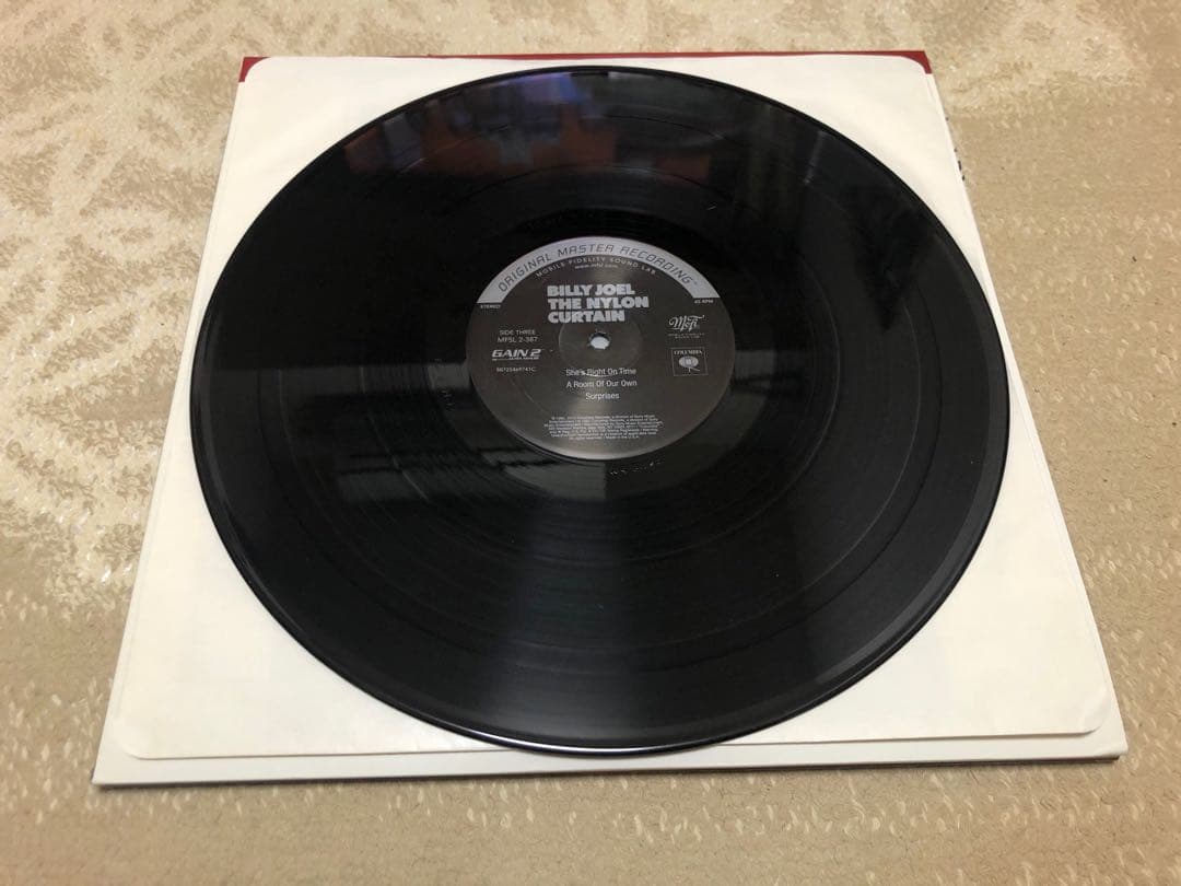 洋楽 MFSL BILLY JOEL Nylon Curtain 45rpm 2LP