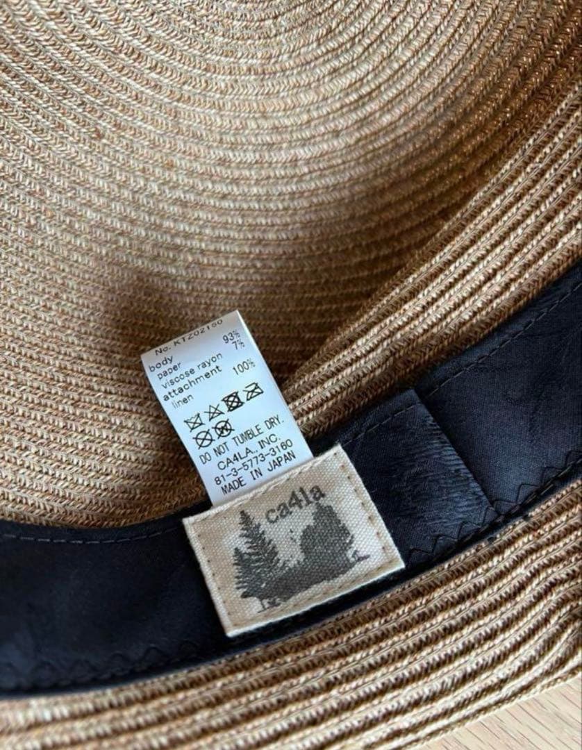 本日限定価格☆カシラ☆麦わら帽子☆ベージュ☆新品