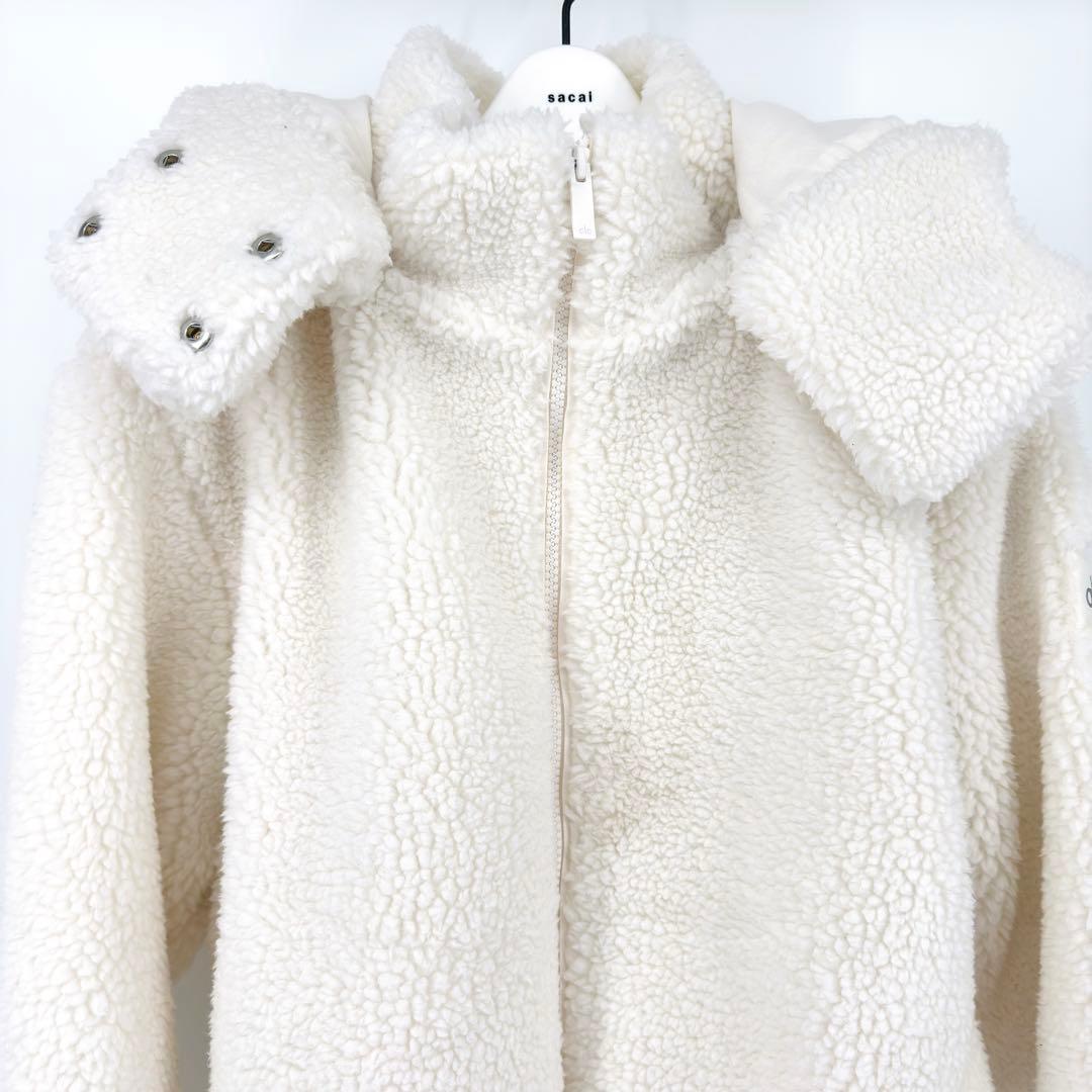 新品 Alo Yoga Foxy Sherpa ジャケット シェルパ アロ ヨガ