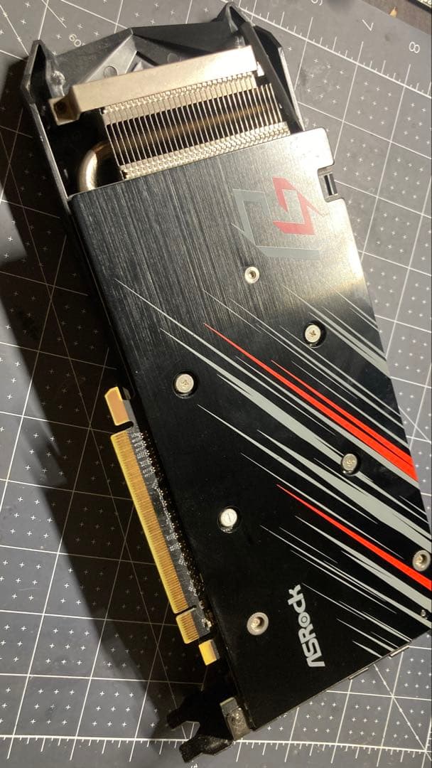 ASRock デュアルファングラフィックボード　RADEON RX590 8GB