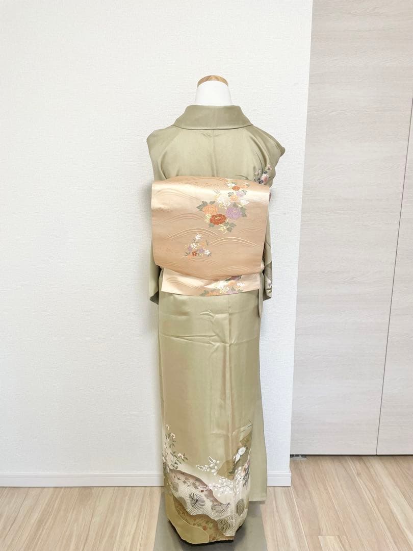 訪問着　フルセット　着物　帯　帯締め　帯締め　70