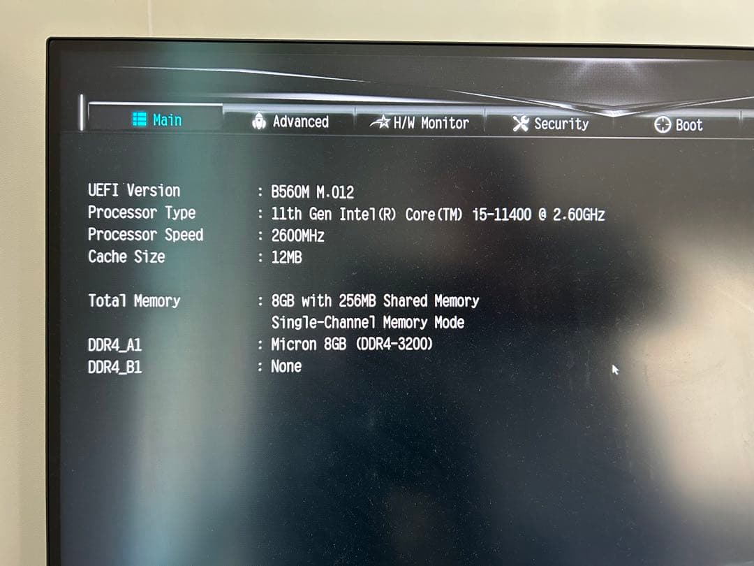 ASRock B560M マザーボード 動作品