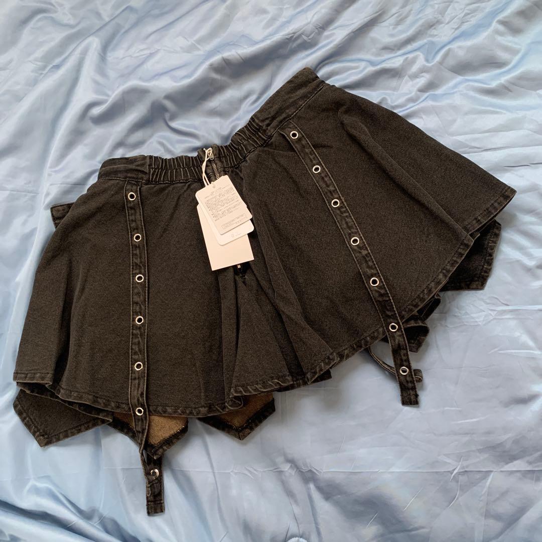 jouetie 新品未使用 タグ付 ミニスカート 今季新作 ウエストゴム 黒