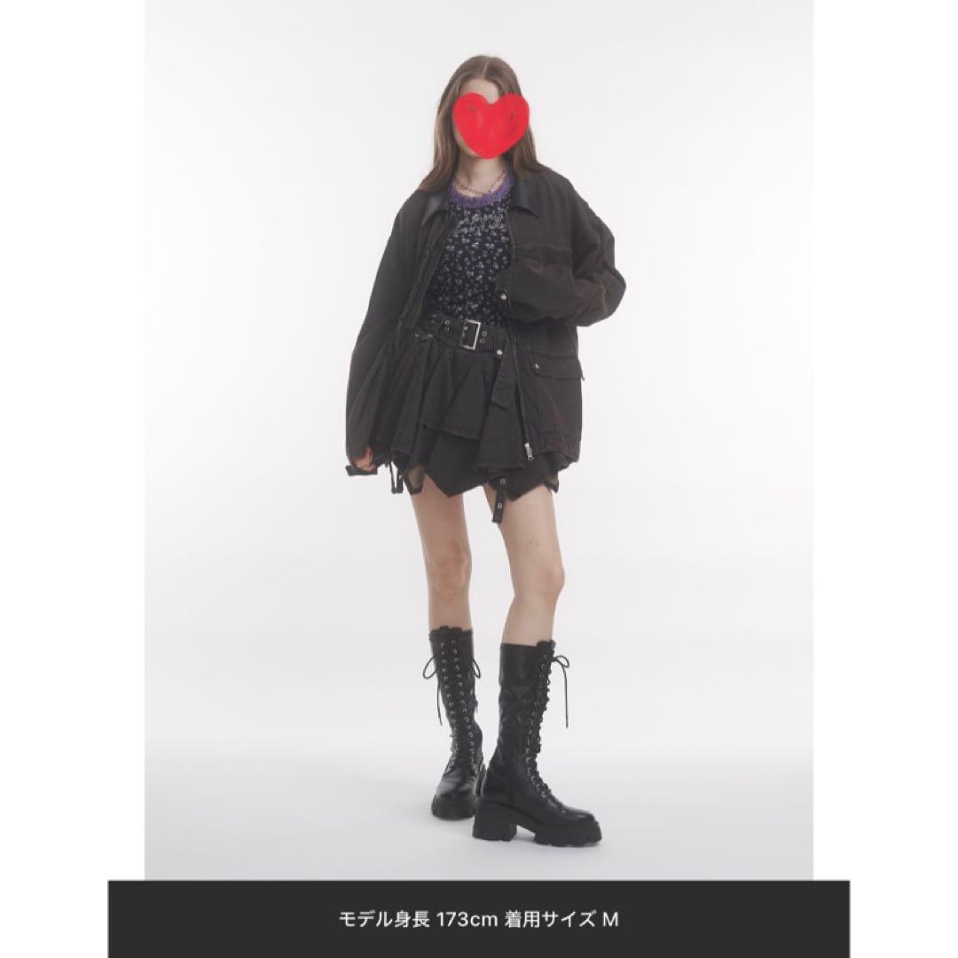 jouetie 新品未使用 タグ付 ミニスカート 今季新作 ウエストゴム 黒