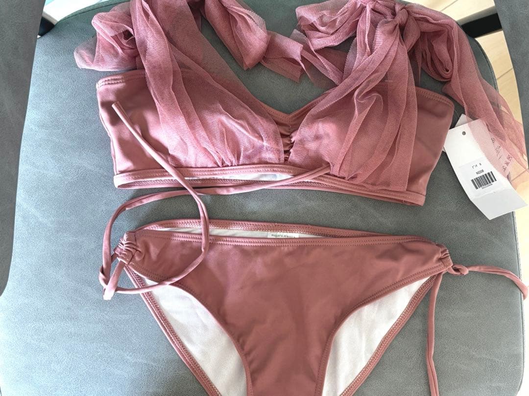 Sugar チュールリボンビキニ ピンク