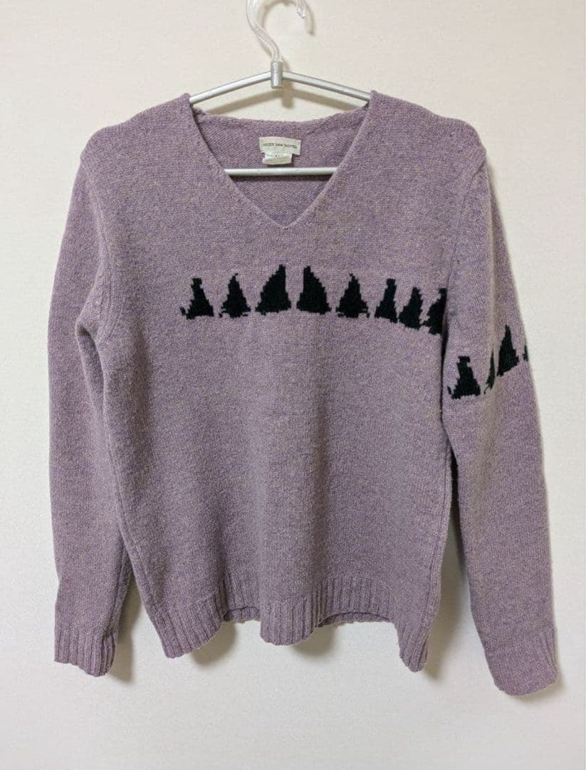 DRIES VAN NOTEN Vネック＆クルーネックニットセーター2枚セット