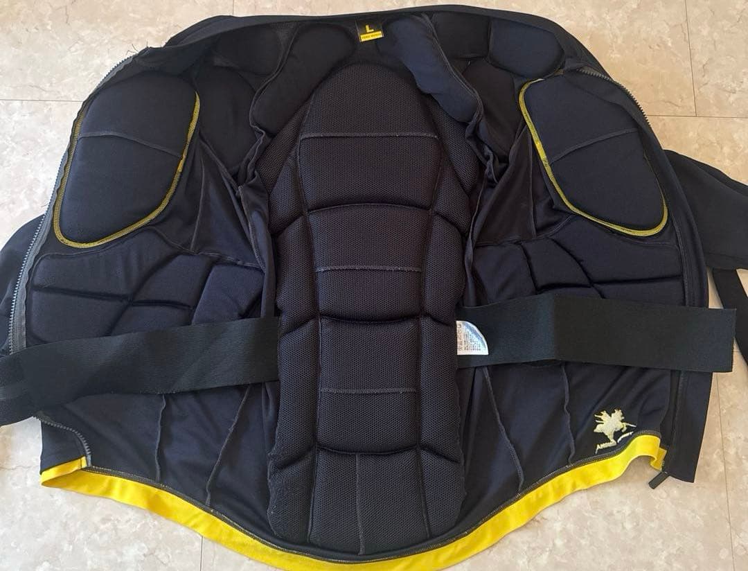 YOROI MUSHA　プロテクター　Lサイズ　ブラック　メンズ