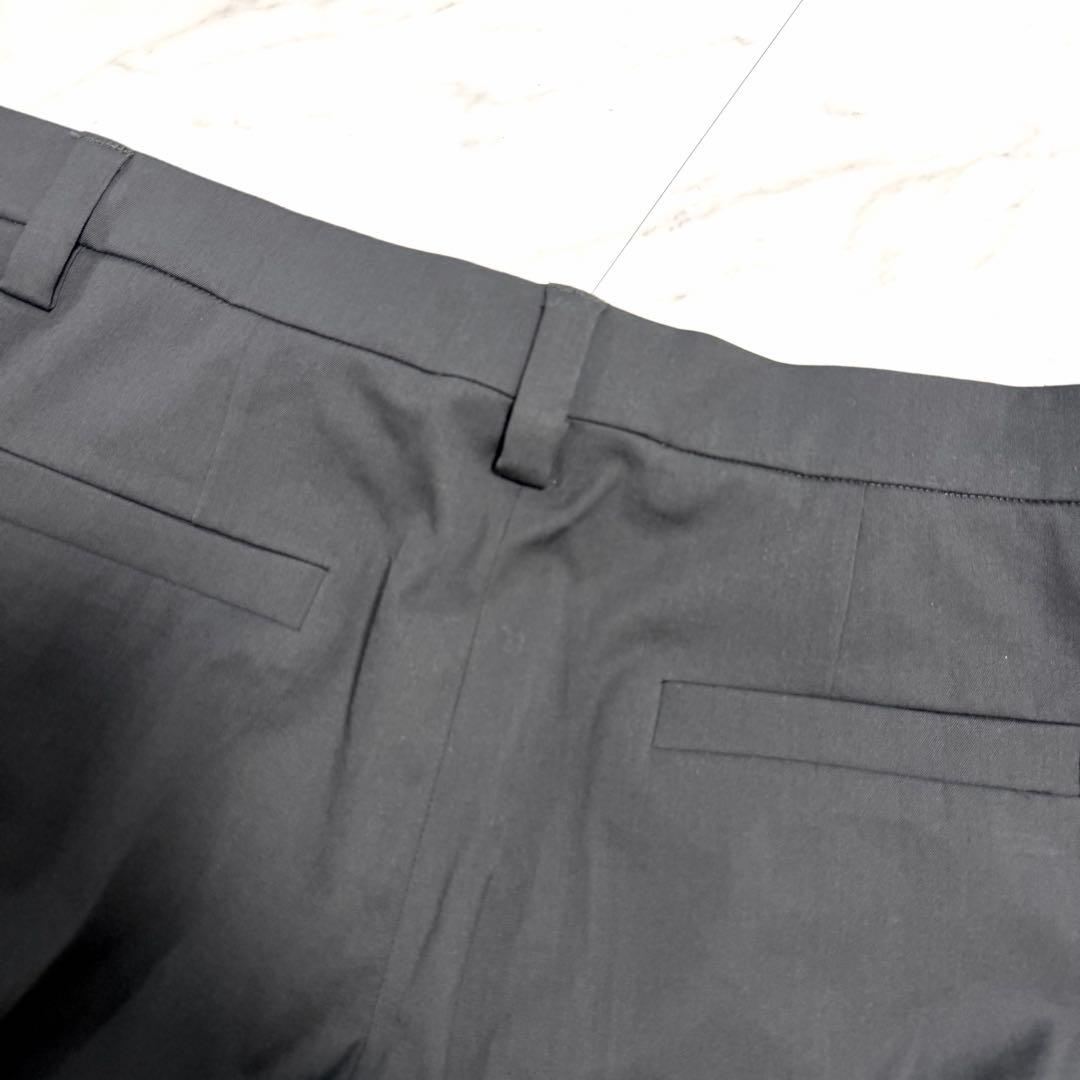 【美品】大きいサイズ ブルネロクチネリ XL スラックス パンツ 濃いグレー