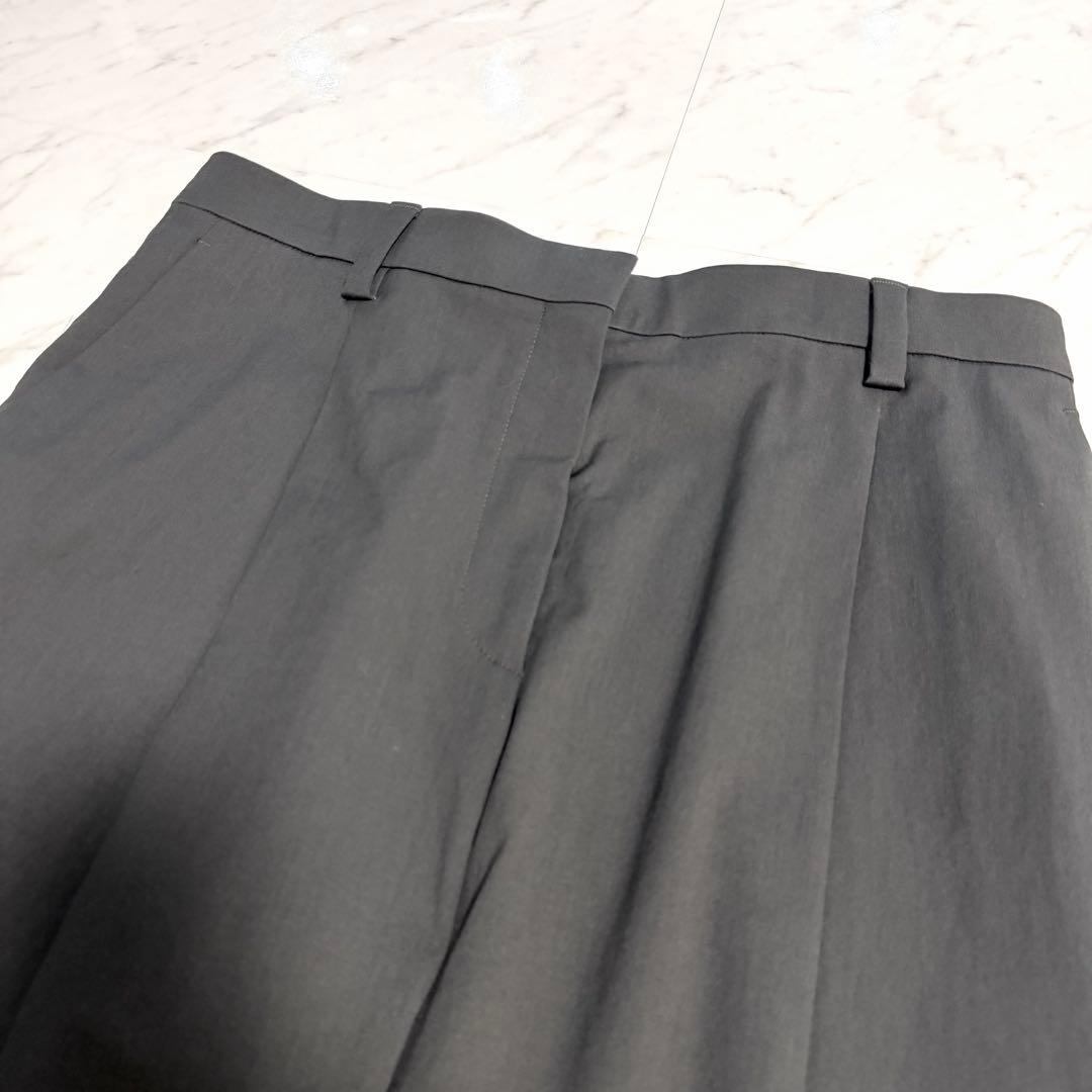 【美品】大きいサイズ ブルネロクチネリ XL スラックス パンツ 濃いグレー