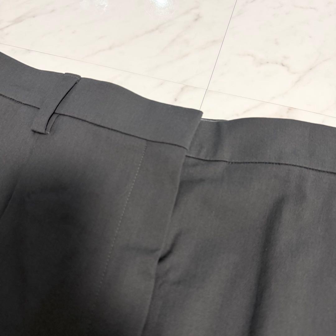 【美品】大きいサイズ ブルネロクチネリ XL スラックス パンツ 濃いグレー