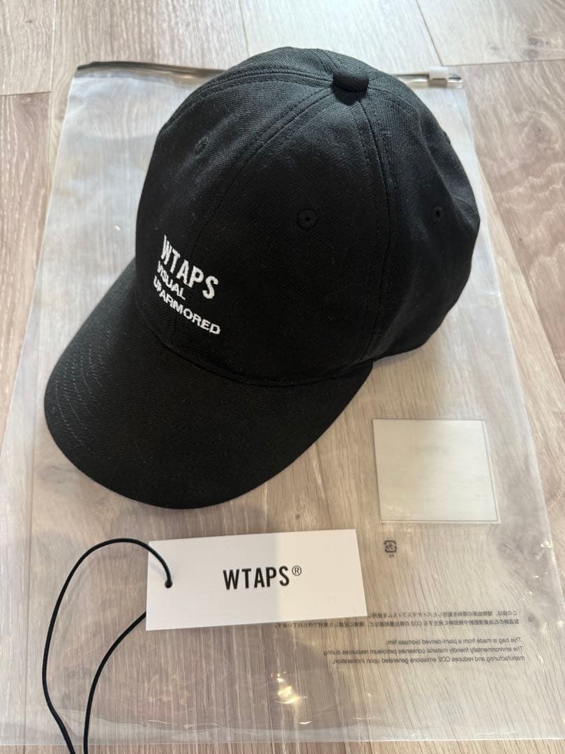 WTAPS ブラック キャップ T-6M 02