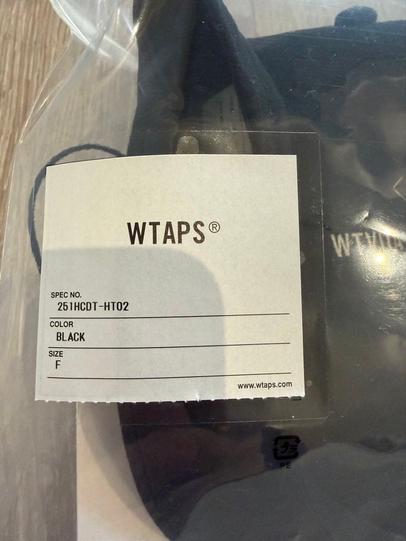 WTAPS ブラック キャップ T-6M 02