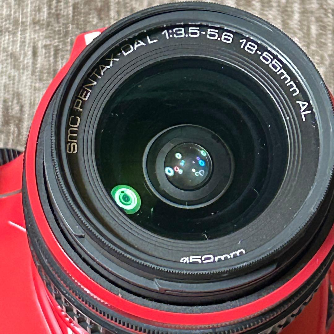 稼働品　PENTAX K-x レッド レンズキット　シャッター回数2745