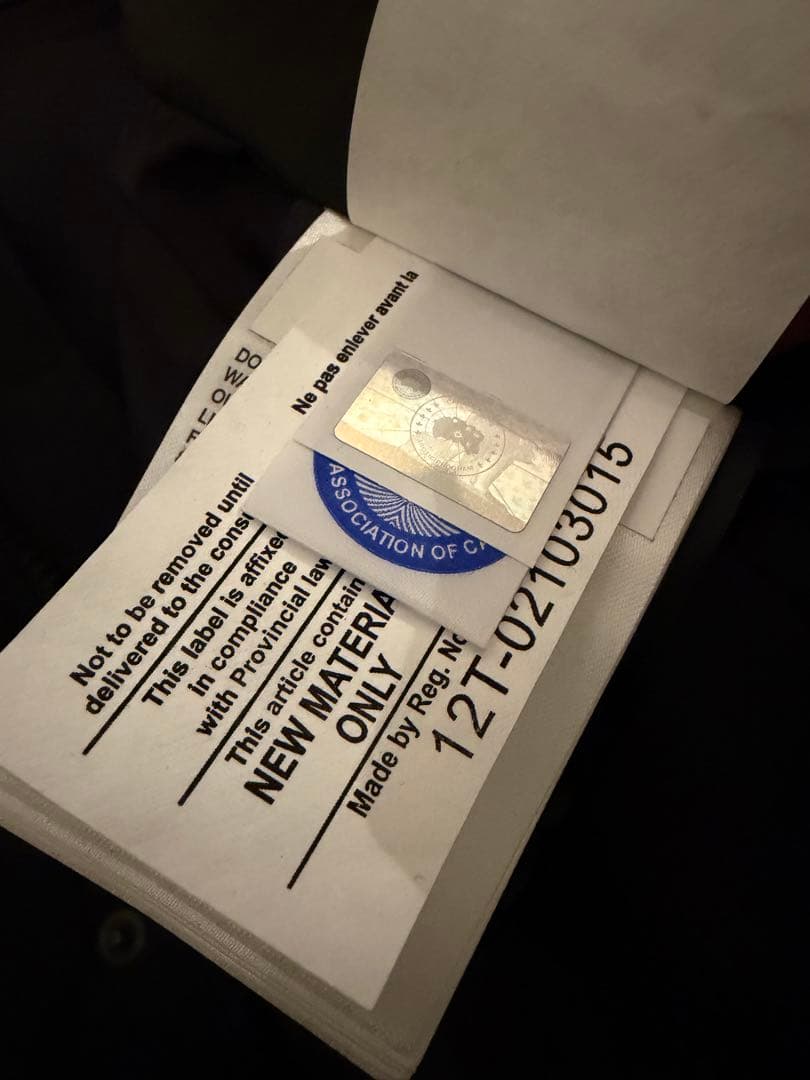   ブラック ダウンベスト M