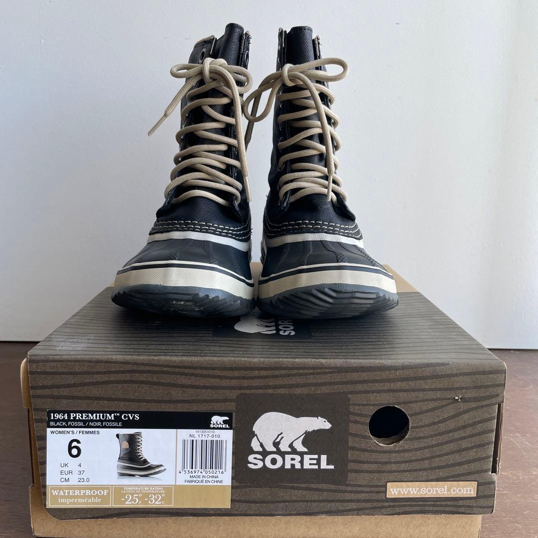 【美品】SOREL 1964 PREMIUM ブーツ 6 23cm ソレル