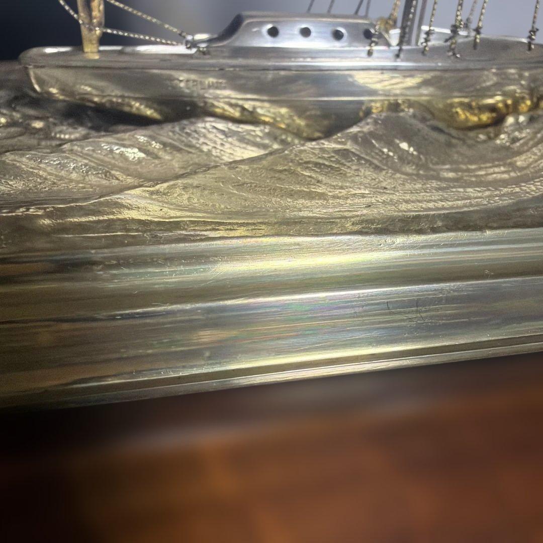 た*く様 銀製 ヨット スターリングシルバー Sterling 帆船模型 昭和レ