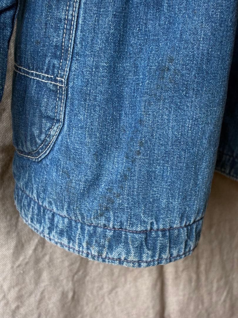 50s Aldens ヴィンテージ デニム カバーオール ブランケット付