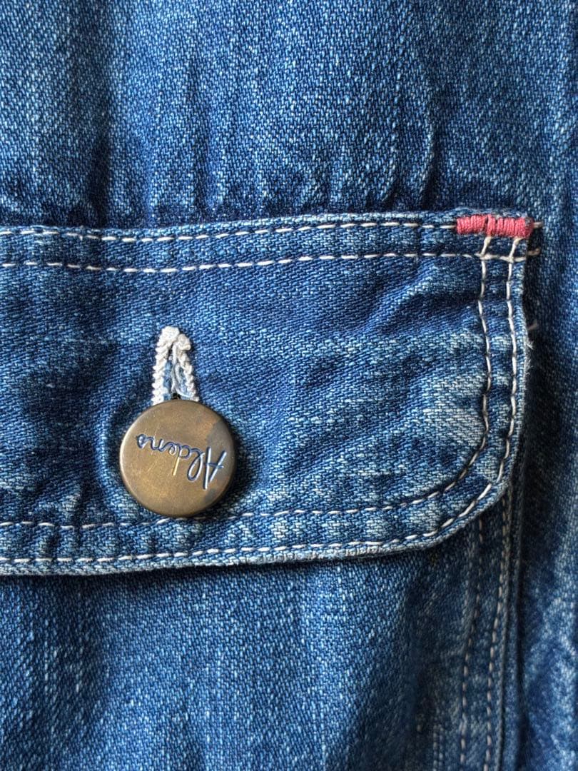 50s Aldens ヴィンテージ デニム カバーオール ブランケット付