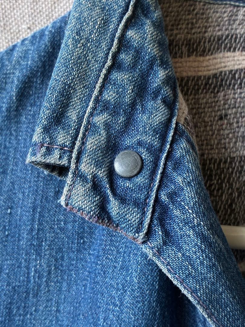 50s Aldens ヴィンテージ デニム カバーオール ブランケット付