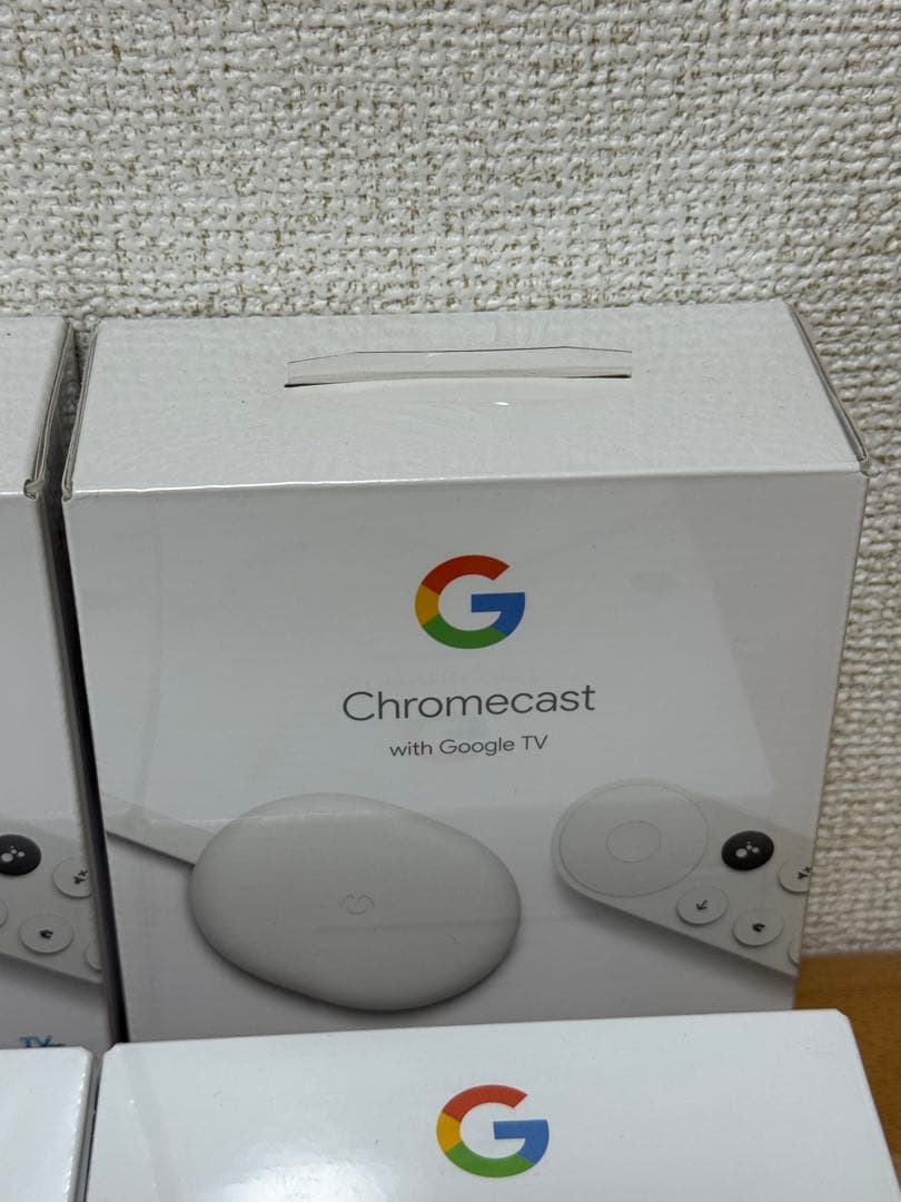 Chromecast 4K GA01919-JP 4個セット