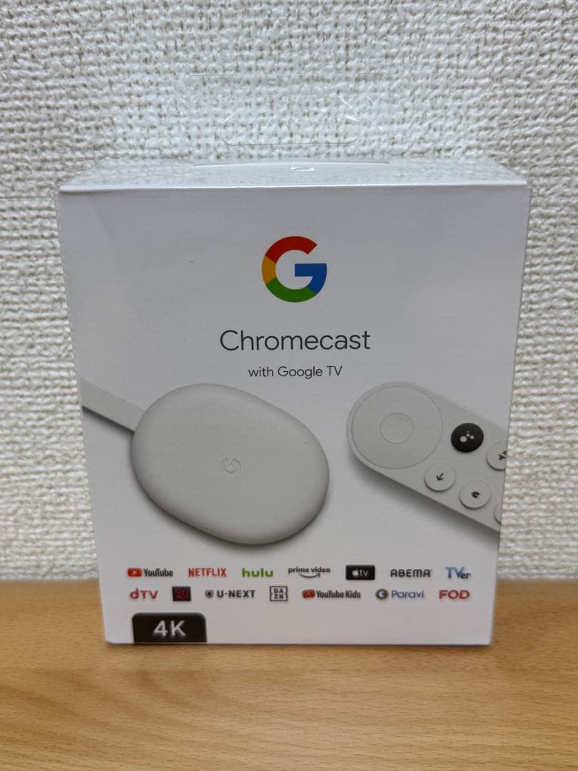 Chromecast 4K GA01919-JP 4個セット