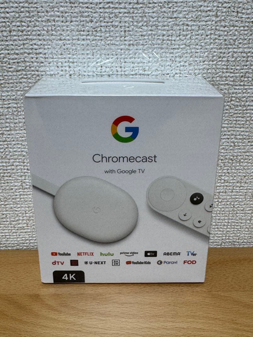 Chromecast 4K GA01919-JP 4個セット