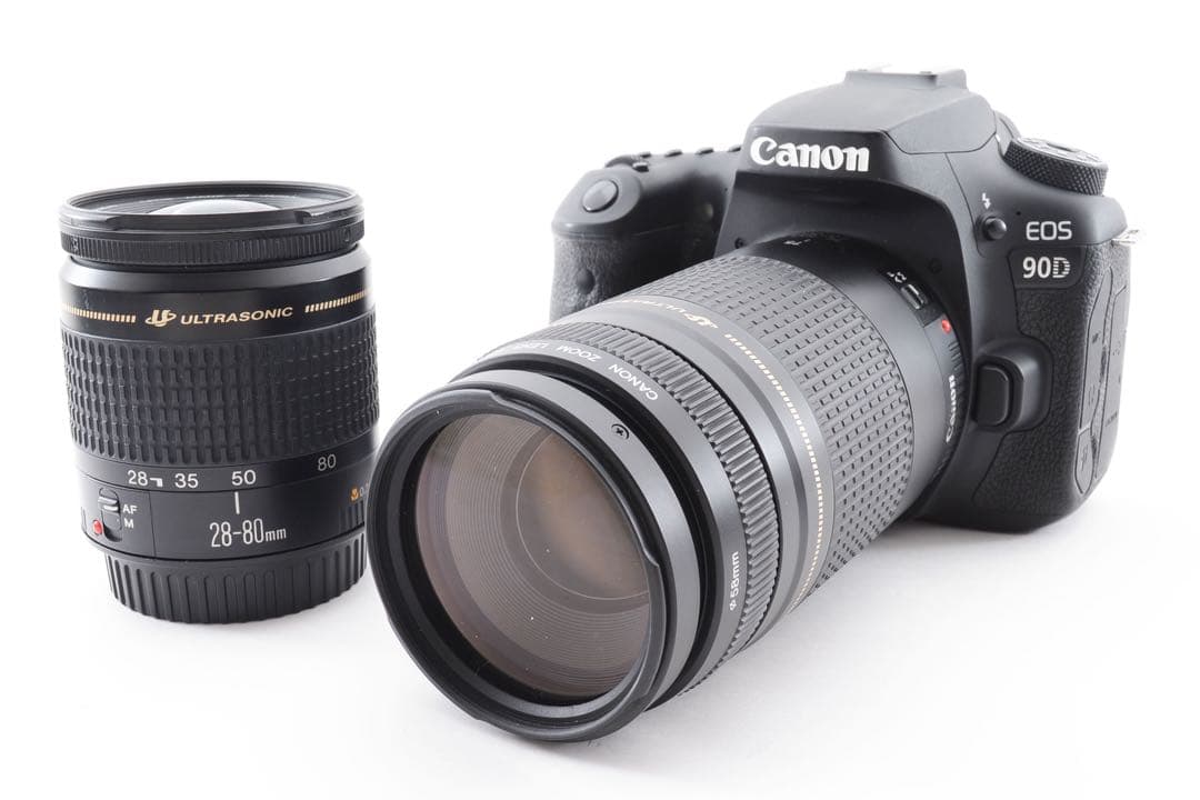 Wi-Fi/動画/保証/Canon EOS 90D標準&望遠ダブルレンズセット