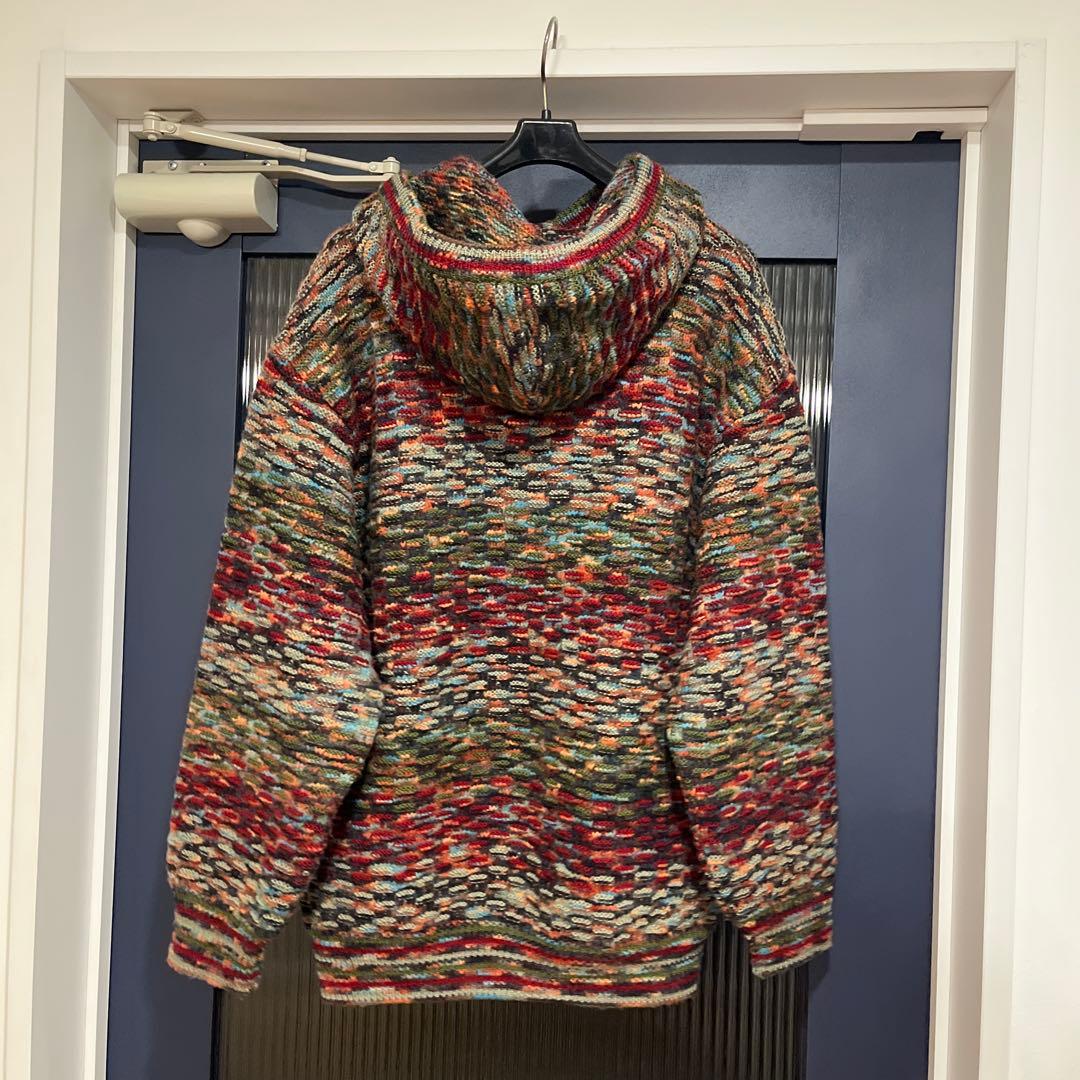 MISSONISPORTニットフードパーカー