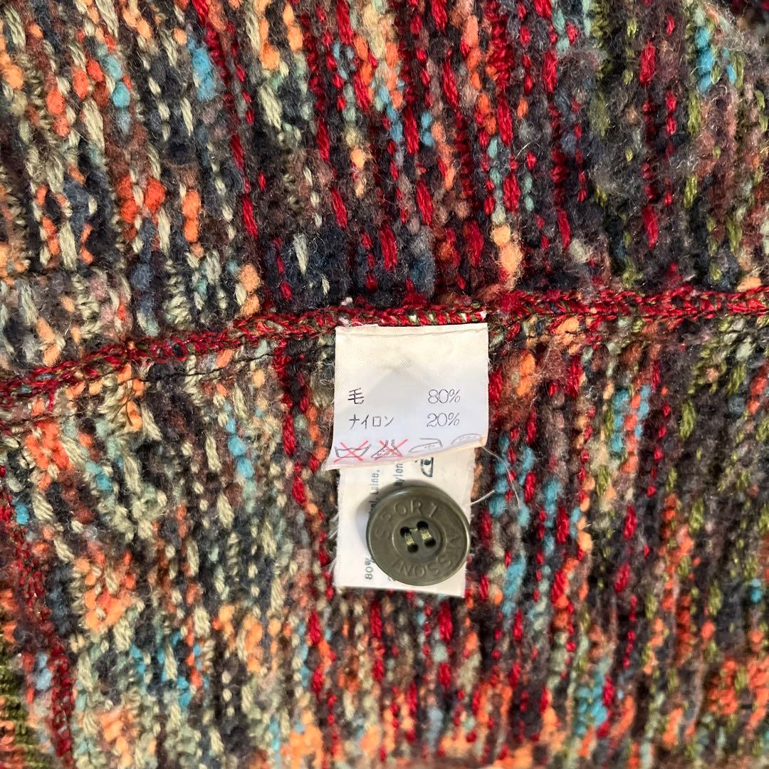 MISSONISPORTニットフードパーカー