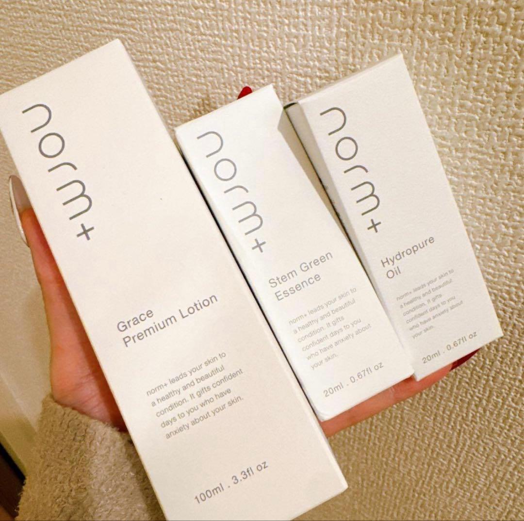 norm＋ デイリーケア3点セット ノームプラス 化粧水 オイル 美容液