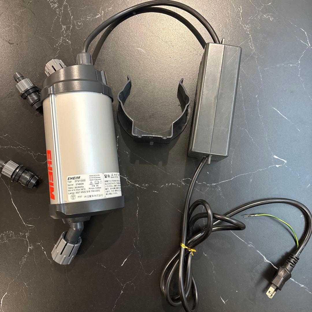 エーハイムリーフレックスUV350 殺菌灯交換済み