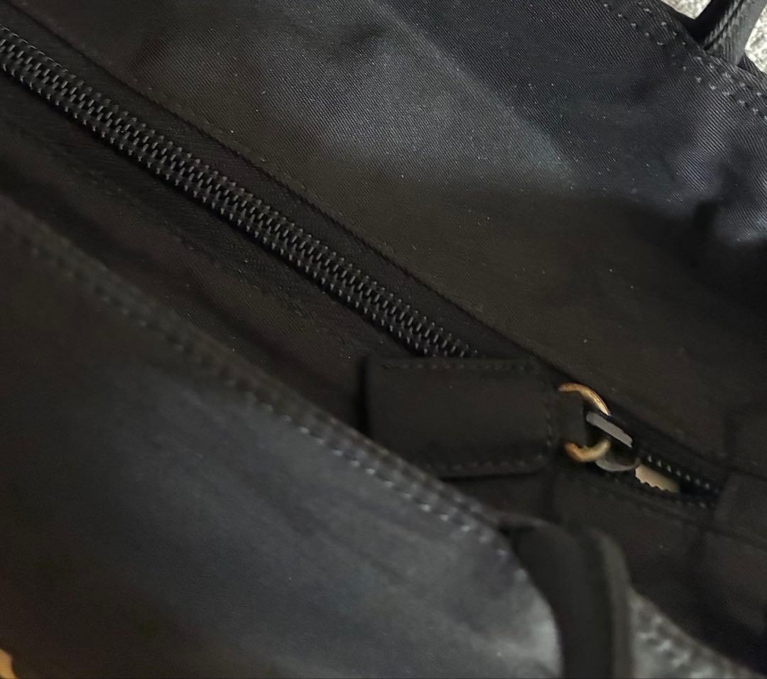 本物 ブランドカード有 黒 PRADA プラダ ナイロンバッグ