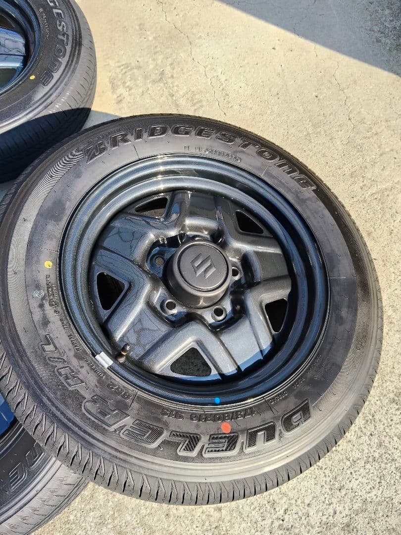 ジムニーJB64　純正タイヤ、ホイール4本セット、 新車外し 、未使用