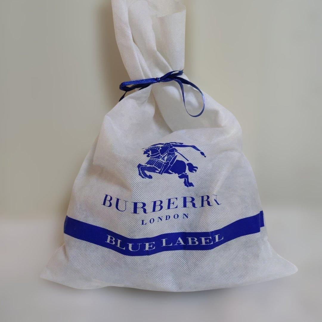 バーバリーブルーレーベル がま口 バッグ レア チェック柄 新品未使用 タグ付き