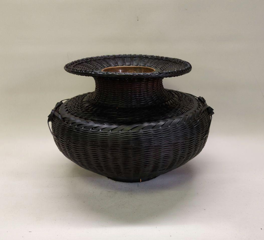 又木付　牡丹籠　池坊好み　池坊花器