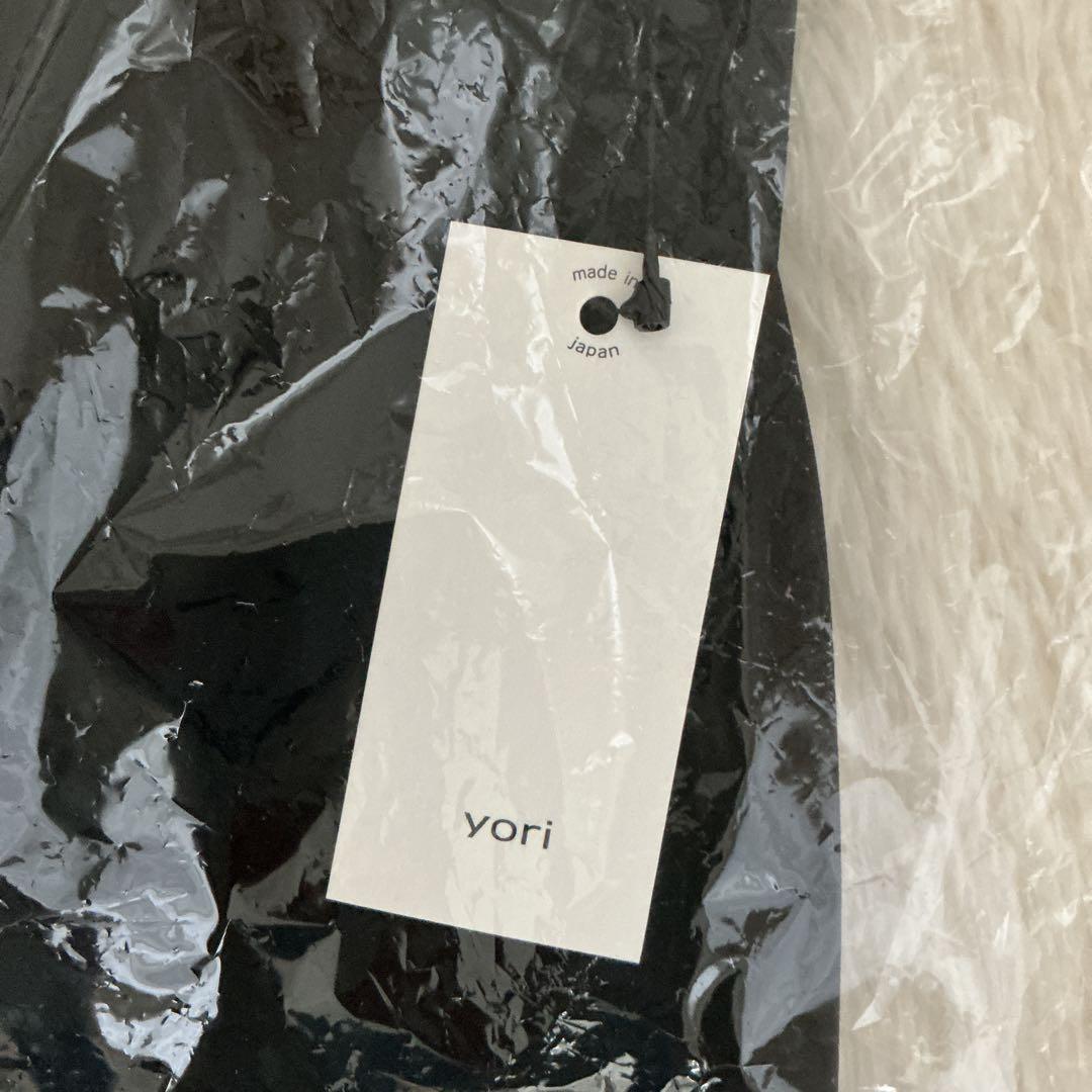 yori セレモニーピンタックパンツ　ブラック36 新品未使用