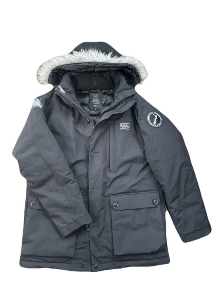 未使用級✨カンタベリー インバーカーギル ダウンコートblk XL ラグビー