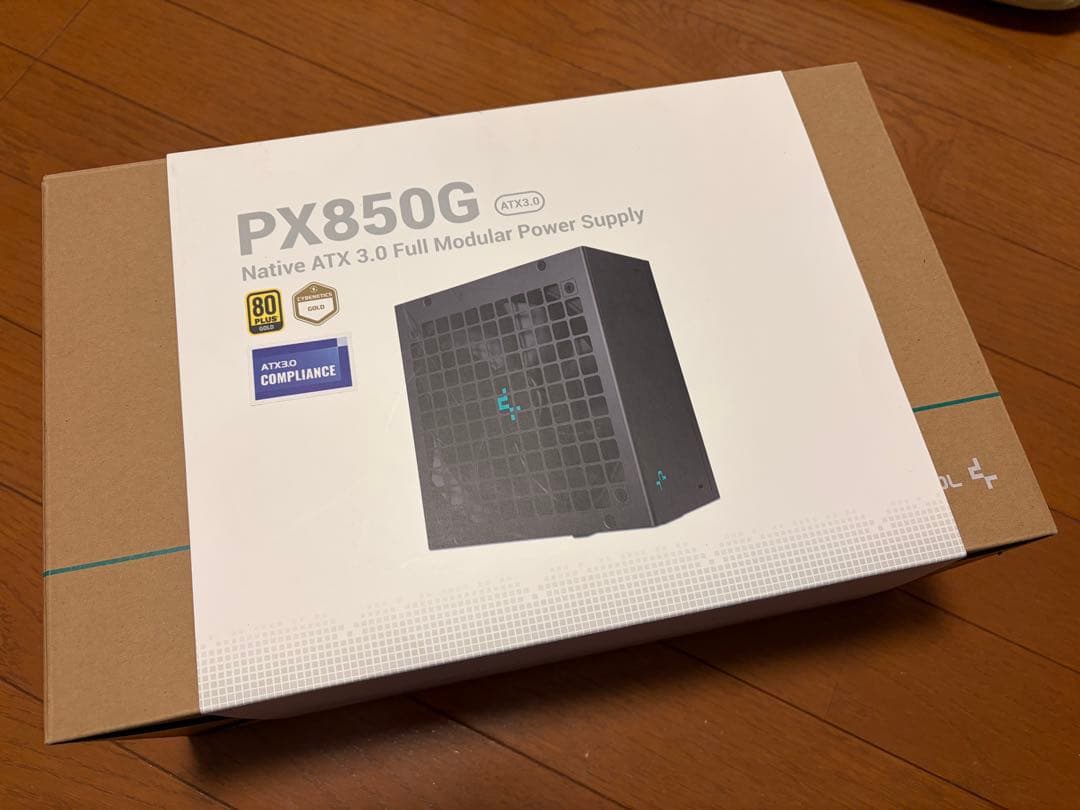 電源ユニット DEEPCOOL PX850G R-PX850G-FC0B-JP (850W)