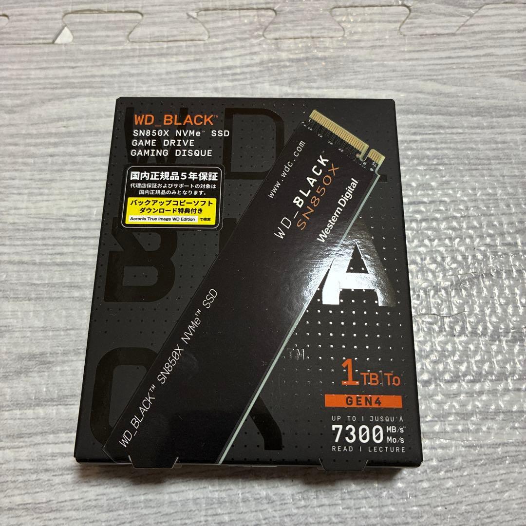 内蔵型SSD WD_BLACK SN850X 1TB