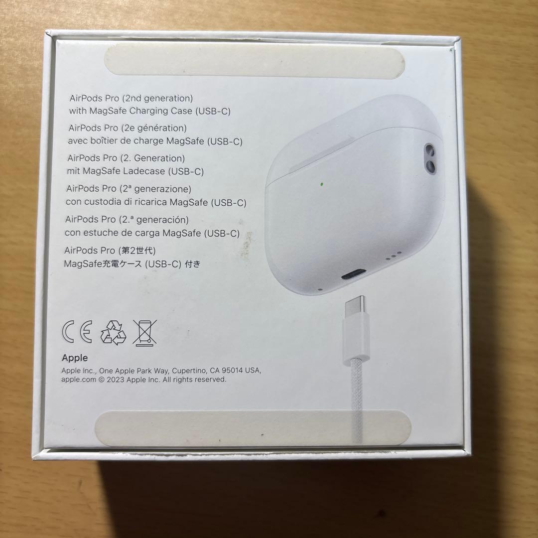 AirPods Pro 2 本体 ワイヤレス充電対応