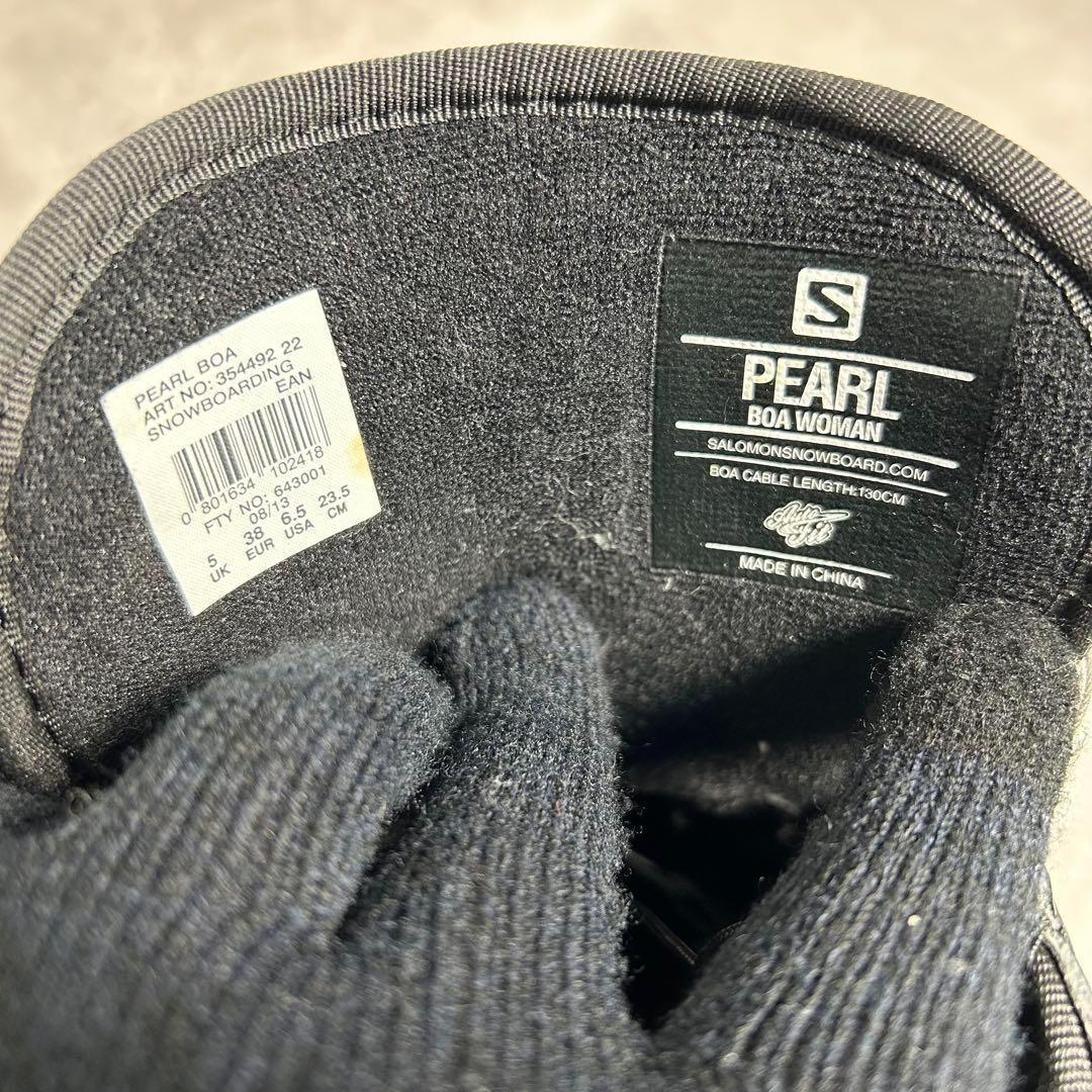 salomon スノーボード ブーツ ボア 23.5cm BOA サロモン 靴