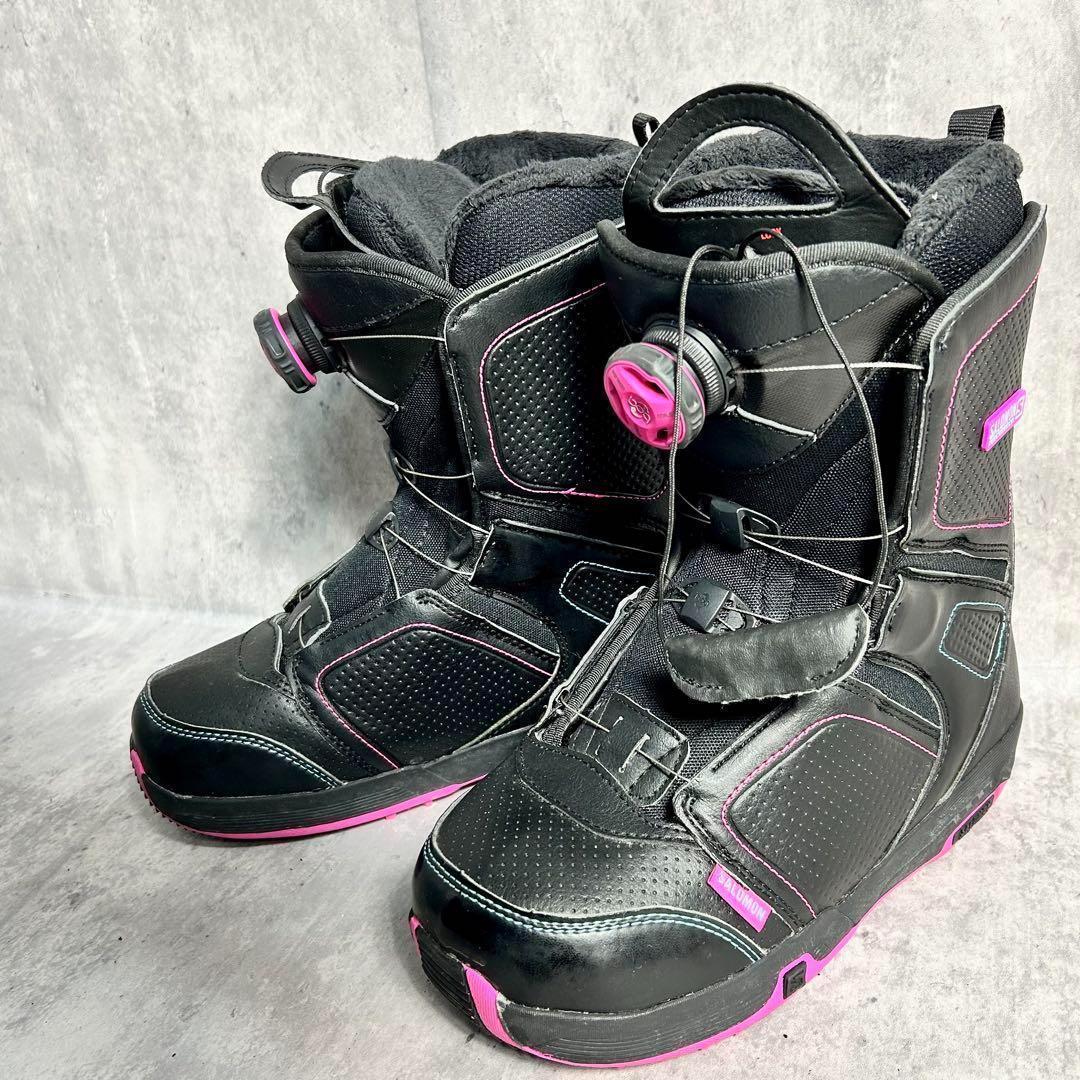 salomon スノーボード ブーツ ボア 23.5cm BOA サロモン 靴