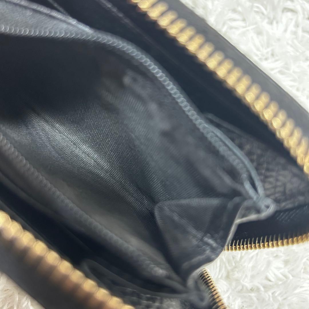 正規品 美品✨GUCCI グッチ　GGソーホー　レザー　コンパクトウォレット　黒