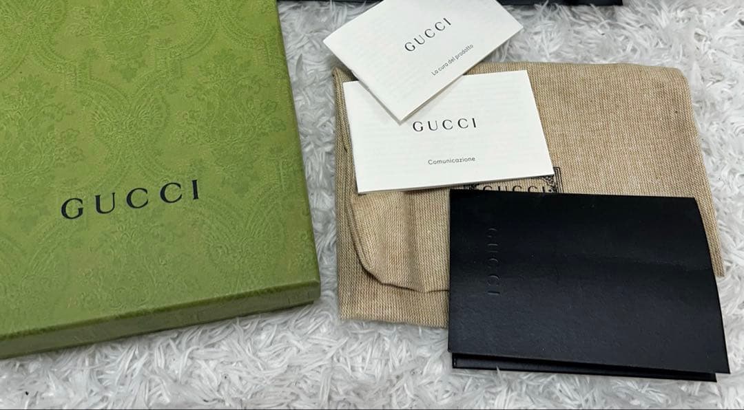 正規品 美品✨GUCCI グッチ　GGソーホー　レザー　コンパクトウォレット　黒